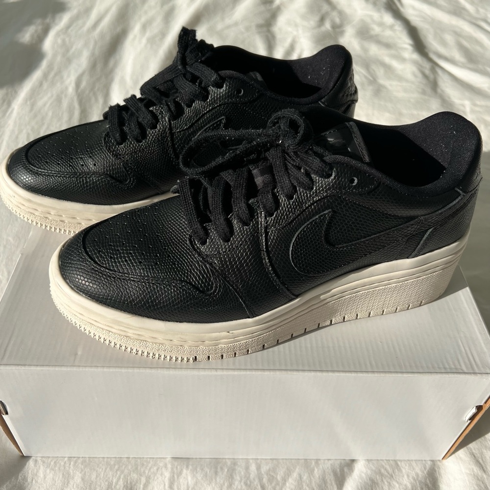 Air Jordan 1 - Women’s Re Low Lifted (Black) - Size 8